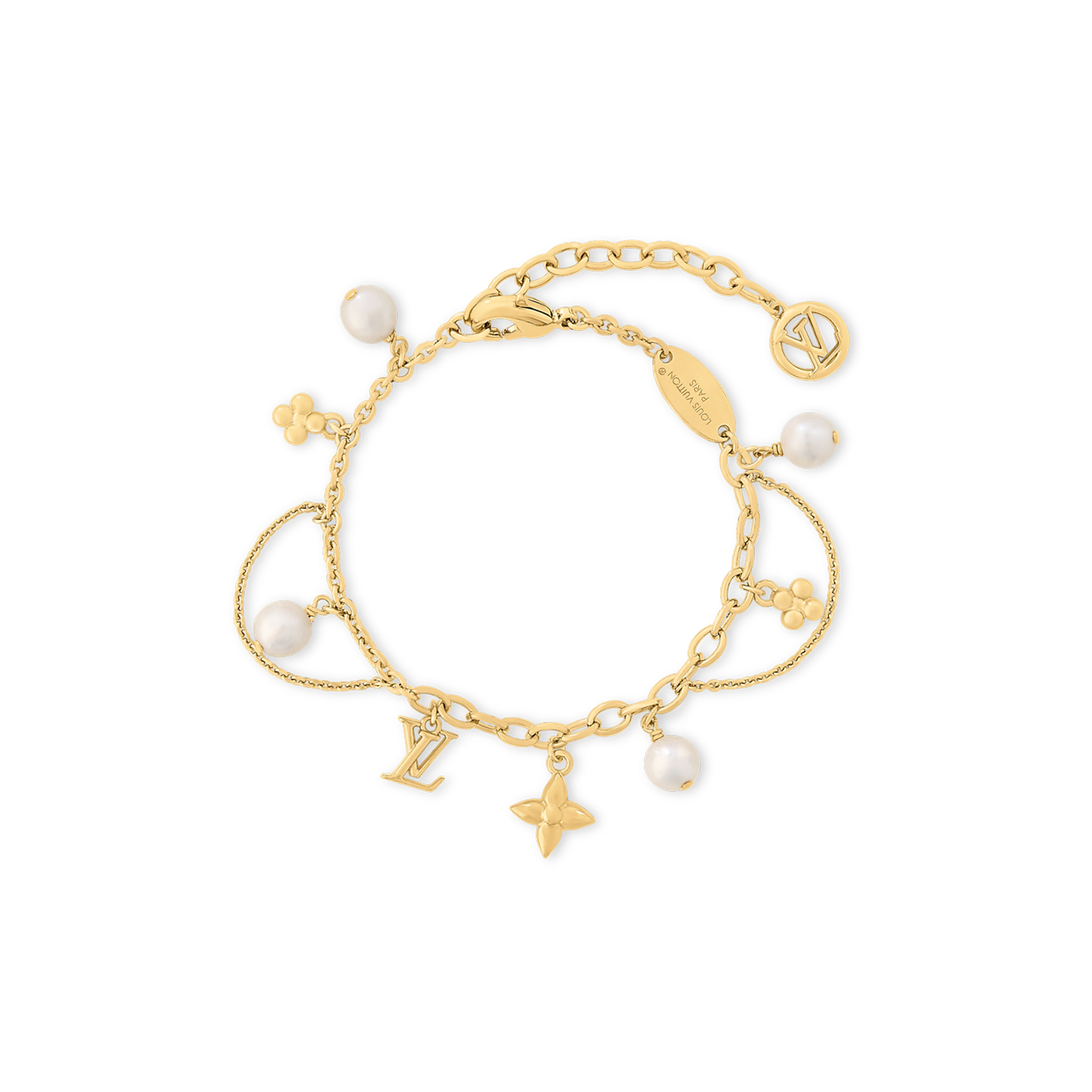 LOUIS VUITTON BLOOMING PEARLS BRACELET M1684A